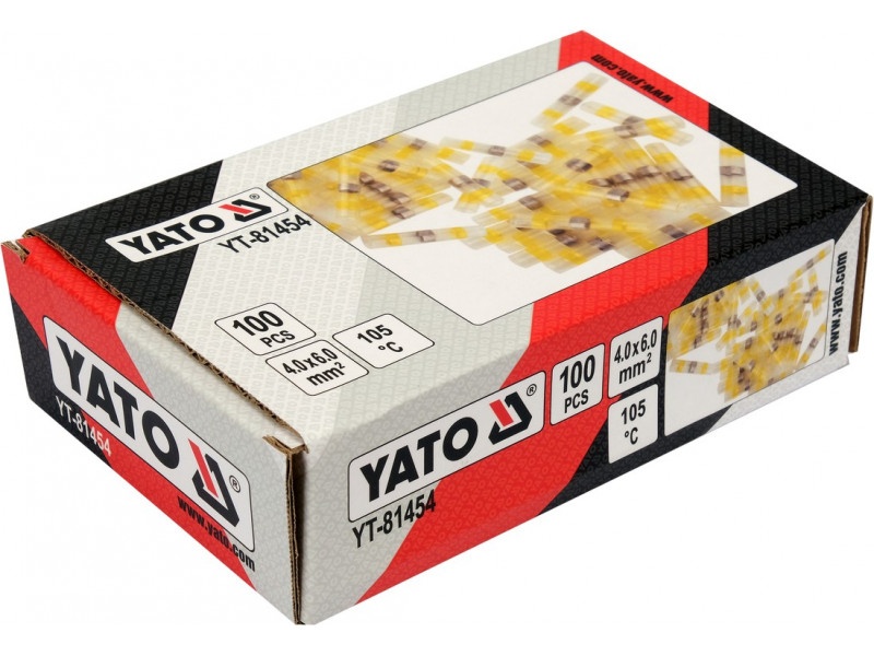 YATO Tuburi termocontractabile transparente 40 mm/4.0-6.0 mm2 (100 buc) - 3 | YEO