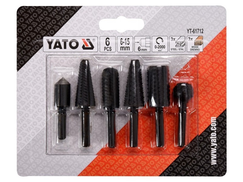 YATO Turbo Milling Set 6 piese pentru metal și lemn - 2 | YEO