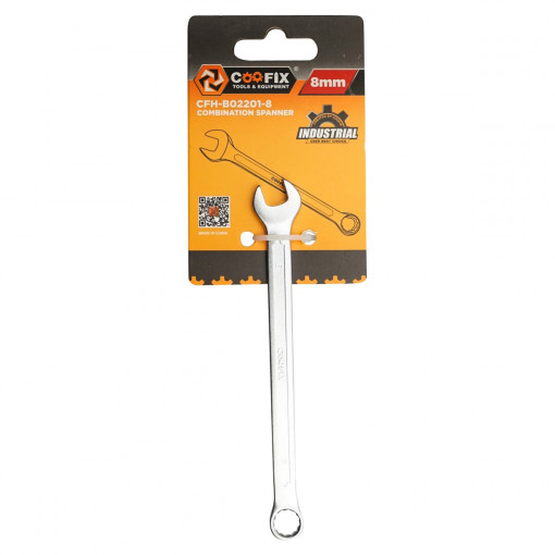 Cheie combinata, fixa si inelara, de 8mm, profesionala, Cod: BK89600 Echivalență: DISDD96, Coofix
