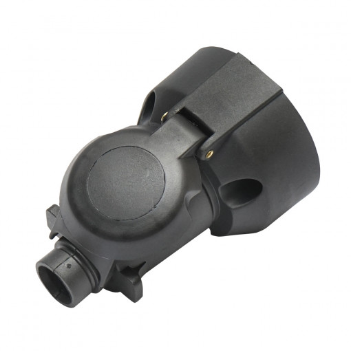 Fisa cu priza 7 pini pentru remorca, material carcasa ebonita 12V, Cod: UTB101.31.028, Echivalență: DISAB29