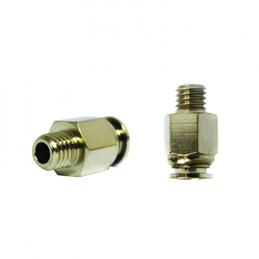 Mufa rapida dreapta din metal si surub metalic fi 6 cu M8, Cod: DISVB14, BRECKNER GERMANY