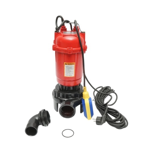 Pompa apa murdara, drenaj submersibila cu flotor si tocator 2600W, 220V, H12m, debit 333 L/min, cablu 8m , Cod: BK76246, Breckner Germany