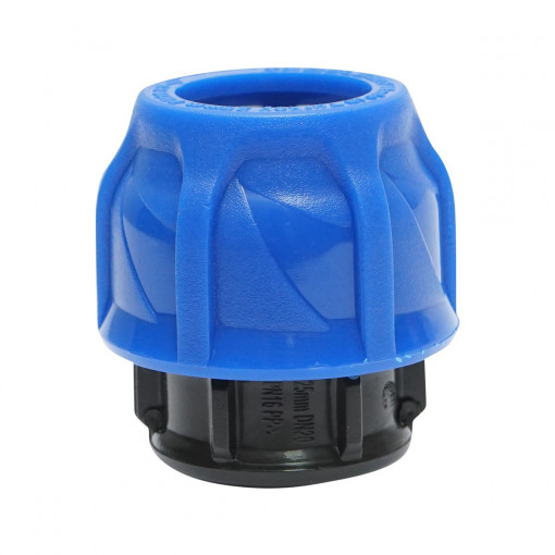 Dop capat compresiune, D25mm, max 16bar, pentru sisteme irigatie, PEHD, Cod: DISLV67, Poelsan