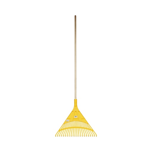 Grebla plastic pentru frunze, coada lemn 120cm, 22 de dinti , Cod: DISPN54, Marca: CROWNMAN