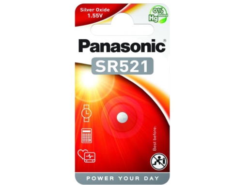 PANASONIC SR521 celulă buton cu oxid de argint 1,55 V