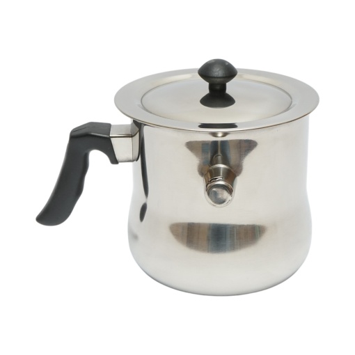 Recipient inox cu pereti dubli pentru topit ceara 1.5L, Cod: DISTT77