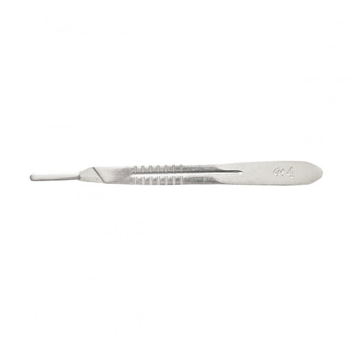Maner bisturiu din inox nr 3 pentru lame nr 18-24, Cod: BK77857, Brand: BRECKNER GERMANY