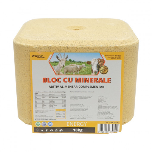 Bloc sare 10kg cu vitamine si minerale pentru animale, Cod: BK78547, Brand: BRECKNER GERMANY