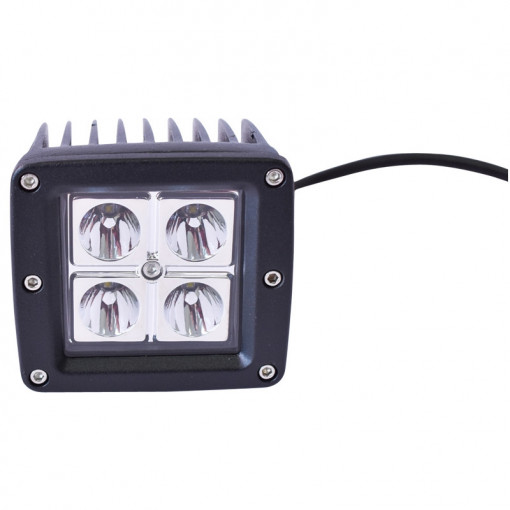 Lampa cu 4 LED-uri 10-90V 12W unghi radiere 30 de grade tip spot, Cod: BK69012S, Brand: BRECKNER GERMANY