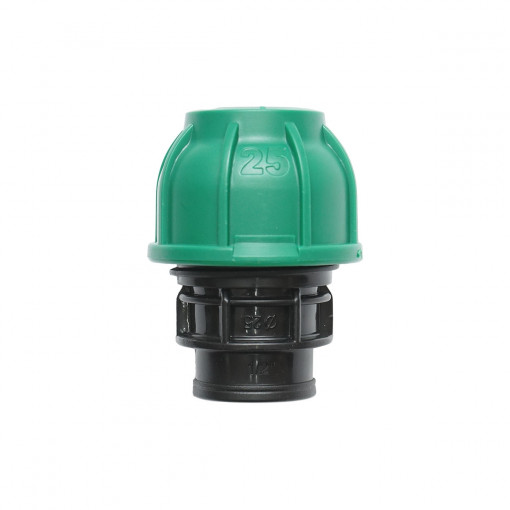 Racord compresiune cu filet interior D25mmx1/2 toll,, pentru sisteme de irigatii, Cod: BK78447 Echivalență: DISLS12, Breckner Germany