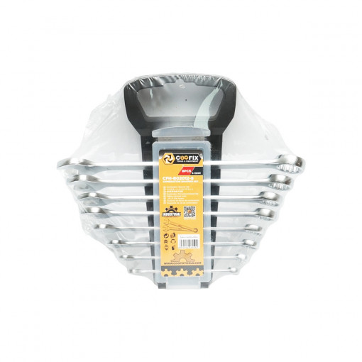 Set chei combinate, fixe si inelare, 8 buc., 6-19mm, Cod: BK89618 Echivalență: DISDF94, Coofix