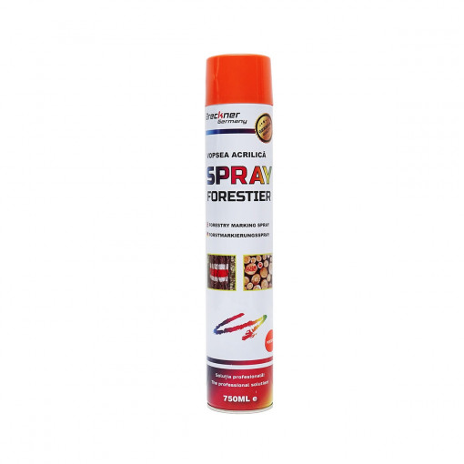 Vopsea spray marcaj forestier portocaliu 750ml, Cod: BK1S116, Brand: BRECKNER GERMANY