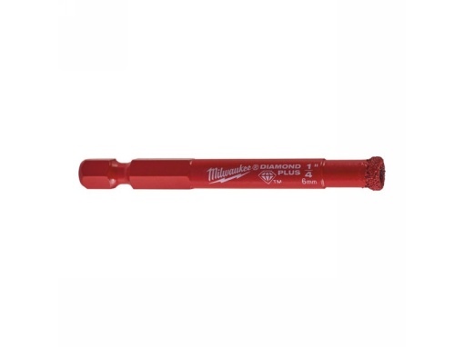 MILWAUKEE Cutter circular diamantat 6 mm cu bit Diamond Plus™ umed/uscat