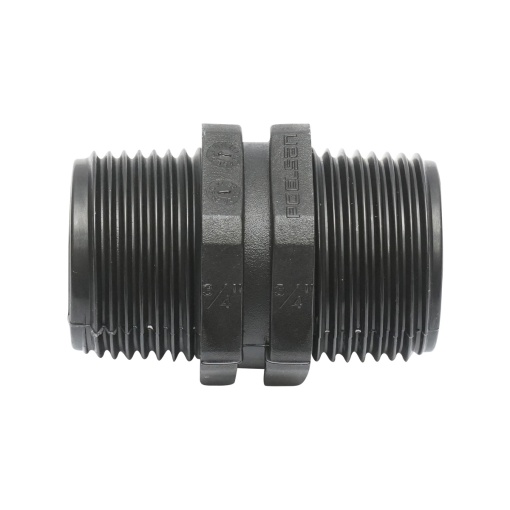 Niplu egal filet exterior D3/4x3/4 toll pentru sisteme de irigatii PN10, Cod: DISLV24, Brand: Poelsan