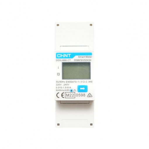 Smart Meter 220V Solax DDSU666-CT cu transformator de curent Split Core 200A/5A pentru invertor monofazic Chint, Cod: DISLD83, Brand: Solax