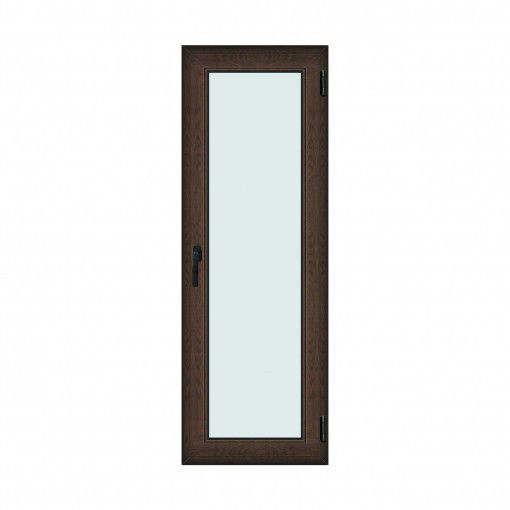 Fereastra 70x200cm, 1 canat, wenge (tabac), dreapta si rabatare, Klass, 7cm, 6 camere, 2 garnituri