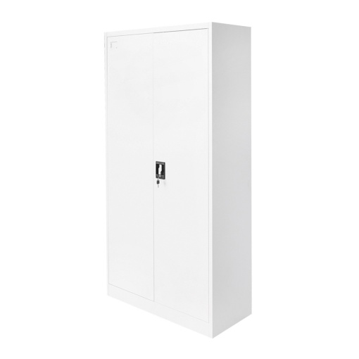 Dulap metalic fiset 1800x900x400mm cu 2 usi securizate, 4 polite, gri ...