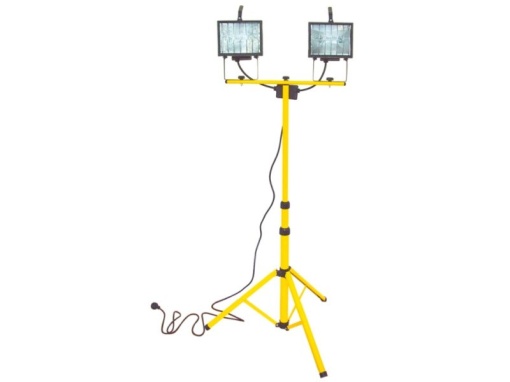 Proiector dublu de podea cu halogen 2 x 400 W