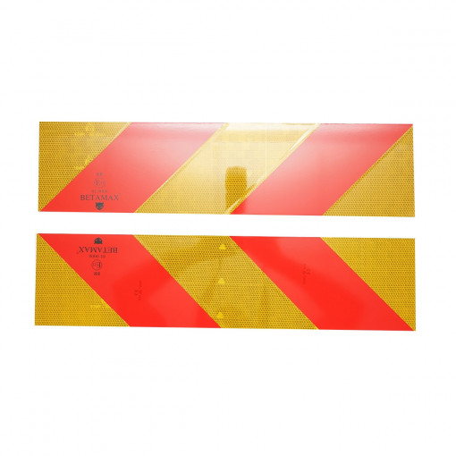 Set 2 placi reflectorizante hasurate cap tractor Breckner Germany, Cod: BK77513, BRECKNER GERMANY