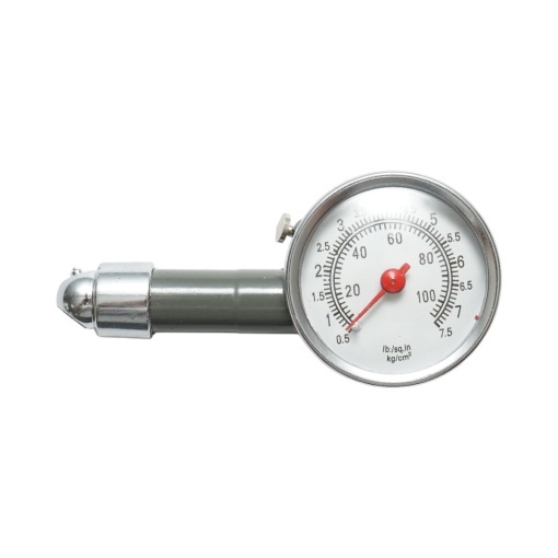 Manometru anvelope analog cu buton eliberare presiune 0-7.5 bar , Cod: BK56584, Breckner Germania
