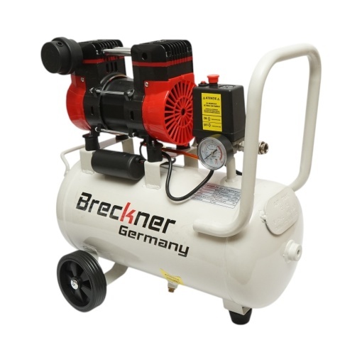 Compresor aer 24L, motor 2 cilindri 1KW/1.3CP, presiune maxima 8 bar, volum aer aspirat 130L/min, Cod: BK7630, Breckner Germany1