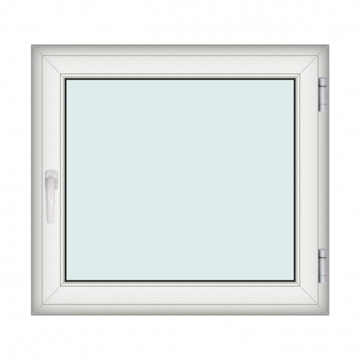 Fereastra 110x100cm, 1 canat, alb, dreapta si rabatare, Klass, 7cm, 6 camere, 2 garnituri