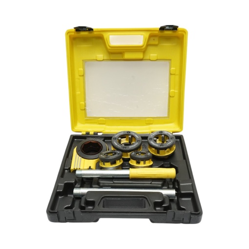Trusa filiere 1/2, 3/4, 1, 1-1/4 inch BSPT cu clichet pentru tevi , Cod: DISPN60 , Brand: CROWNMAN