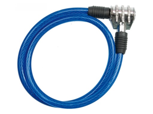 VOREL Încuietoare de bicicletă cu cod 650 x 8 mm