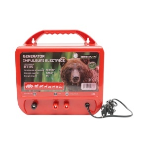 Aparat generator de impulsuri 14 Joule pentru gard electric 230V, 120Km ,Cod: BT115, Brand: BRITMANN