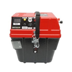 Aparat generator de impulsuri 6.9 Joule 12-220V cu baterie 12V, 14A si panou solar 20W, BRITMANN, BT117 - Img 6