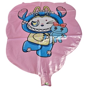 Balon Folie Labubu Roz – 55×50 cm - Img 2
