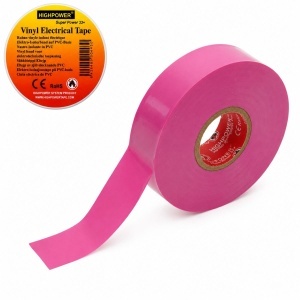 Banda izolatoare roz vinil 19mm x 20m Premium Super Power 33+ HighPower, AAB853