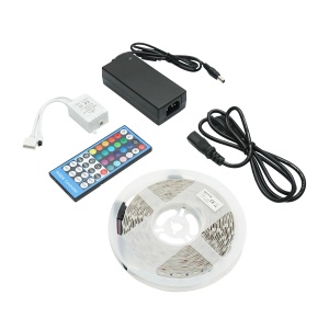 Banda LED 5050 12W/m RGBW, 12-220V rola 5m, 60 LED/m IP20, Cod: BK79104, Brand: BRECKNER GERMANY - Img 1