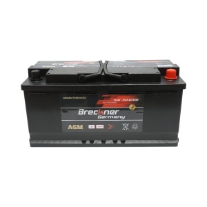 Baterie auto AGM start-stop 12V/105Ah, 1100A la pornire 392x175x195mm Breckner Germany, BK79908