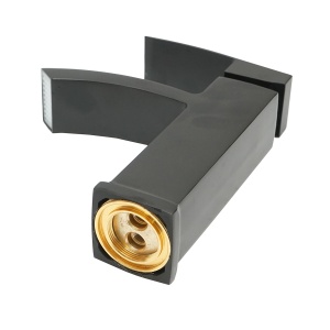 Baterie lavoar tip cascada, monocomanda, finisaj negru mat, material aliaj zinc, accesorii incluse , Cod: DISPM64 - Img 3