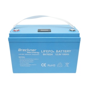 Baterie Li-ion LiFePO4 12.8V, 100Ah cu BMS, Bluetooth si protectie temperatura IP54 Breckner Germany, BRECKNER GERMANY, BK79224