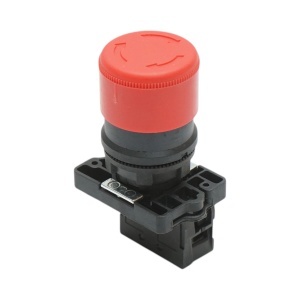 Buton comanda oprire de urgenta rosu cu deblocare prin rasucire 1NC, 400V/10A, 30mm LAY5 Breckner Germany, BRECKNER GERMANY, BK76471 - Img 3