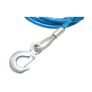 Cablu/sufa remorcare metalic fi 10mm, lungime 3,5m, sarcina maxima 2T, Cod: BK81307, Brand: BRECKNER GERMANY - Img 3