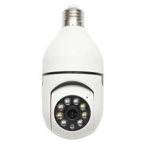 Camera de supraveghere smart-bulb PTZ, WIFI 2.4G 1080P, tip bec E27 cu senzor de miscare si aplicatie YIIoT Breckner Germany, BRECKNER GERMANY, DISMN39