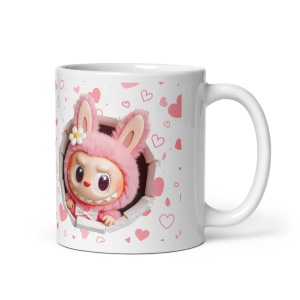 Cană Labubu 330 ml din ceramică – design adorabil, colecție originală - Img 5