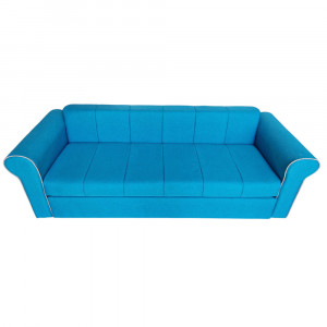 Canapea Extensibila Nixos, 240x80x85cm, 3 locuri, Luna 16 Turkis, Glasspandoor - Img 4