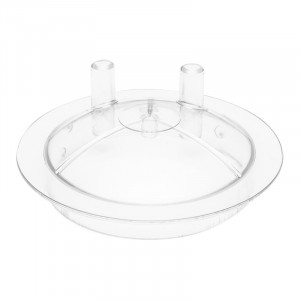 Capac transparent bidon 30L cu 2 iesiri pentru aparat de muls vaci, Cod: BK90218, Brand: BRECKNER GERMANY - Img 2