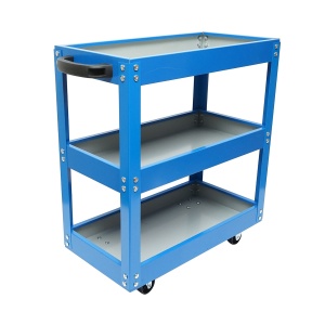 Carucior metalic pe roti cu 3 rafturi pentru scule 510x260x575mm, Cod: DISMC79 - Img 1