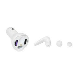 Casca bluetooth cu incarcare la priza auto tip bricheta, Cod: DISCN98 - Img 2