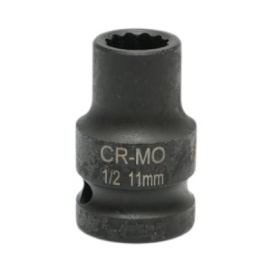 Cheie tubulara de impact bihexagonala 11mm, 38mm, patrat 1/2 inch Cr-Mo Breckner Germany, BK90093