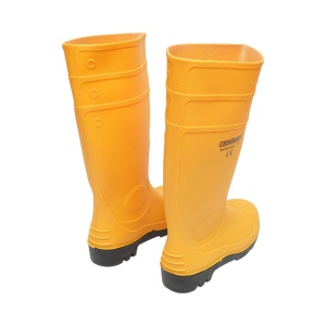 Cizme de lucru din cauciuc, galben, marimea 41 , Cod: DISPN98 , Brand: CROWNMAN - Img 4