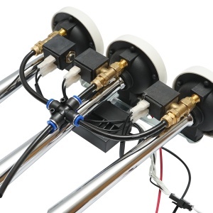 Claxon 3 trompete 24V cu 6 melodii pentru compresor de aer, BK79879 - Img 4