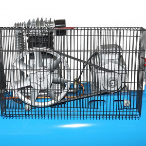 Compresor aer 380V, 100L putere 2.2kW/3CP presiune maxima 8 Bar, debit 250L/min, Cod: BK78555, Brand: BRECKNER GERMANY - Img 5