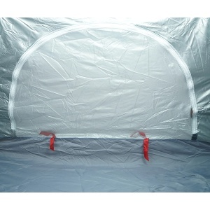 Cort camping 2 persoane verde pliabil automat pop-up 2 intrari, impermeabil cu protectie UV si plasa anti-insecte 200x200x145cm, BRECKNER GERMANY, BK76203 - Img 9