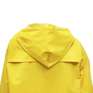 Costum impermeabil XXL cu gluga si salopeta din poliester si PVC, galben, Cod: BK77434, Breckner Germany - Img 6